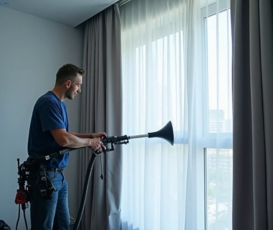 Professional curtain stain removal process equipment Matty Curtain Cleaning lake-illawarra-nsw